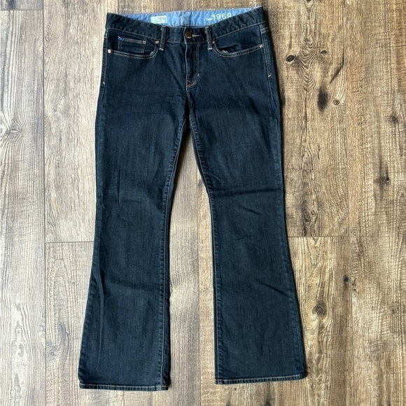 GAP Curvy Jeans Dark Denim Boot Cut Women's Size 30/10a - Picture 1 of 12